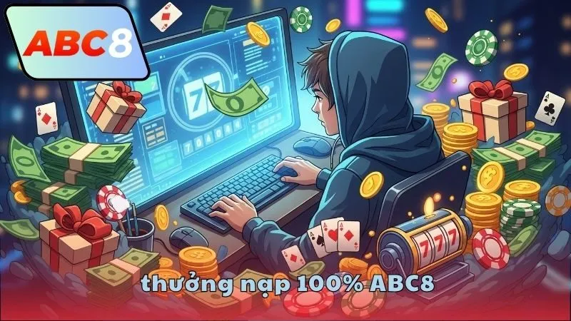 Thưởng nạp 100% ABC8 – Cơ hội nhân đôi vốn chơi 2 Thưởng nạp 100% ABC8 dành cho ai