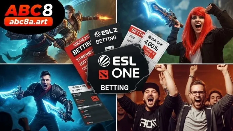 Các kèo cá cược giải ESL One Dota 2 tại ABC8