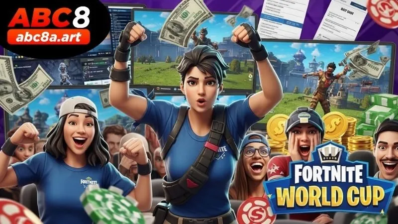 Cá cược giải Fortnite World Cup - Những trận đấu đỉnh cao 4 Trải nghiệm cá cược giải Fortnite World Cup tại ABC8